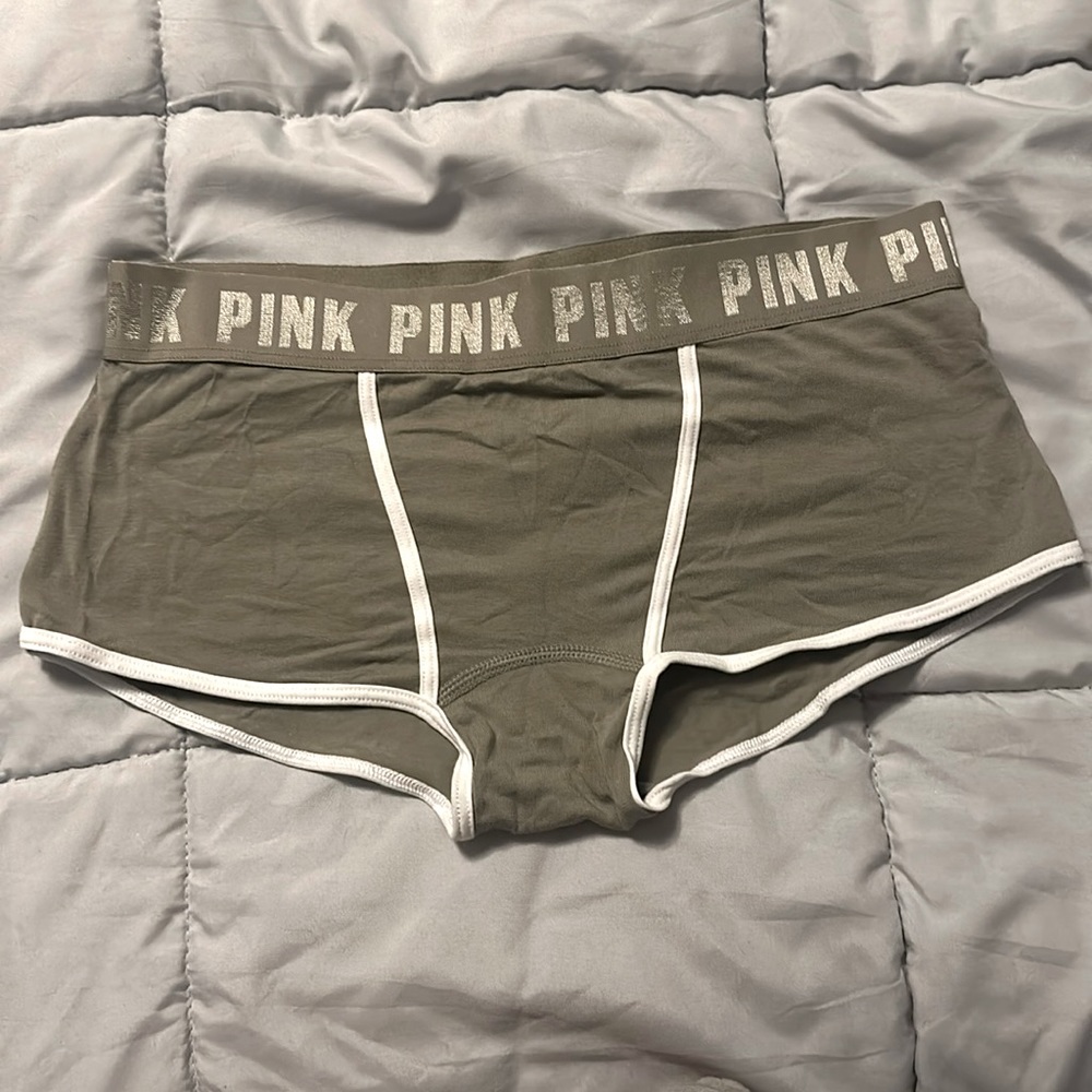 PINK Olive green boyshort